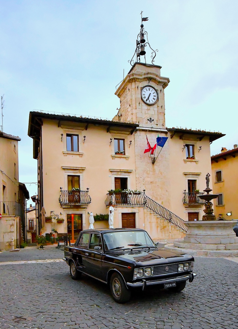 Fiat 125 di Piero Faraone a Pescocostanzo